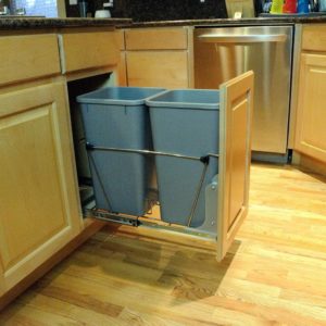 Kitchen Trash Recycling drawers