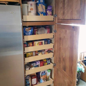 Kitchen Custom Roll Out Drawers